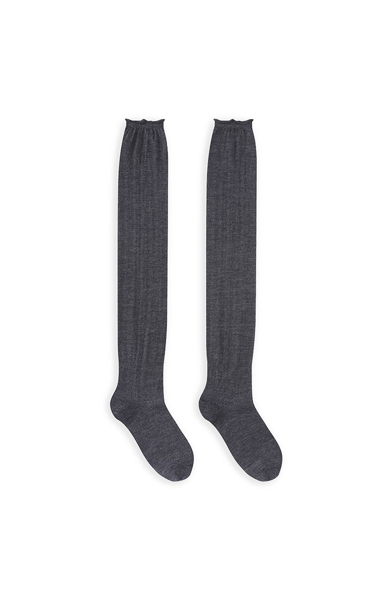 Socks / JNBY Knee-High Wool Blend Socks