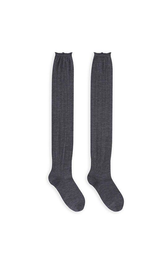 Socks / JNBY Knee-High Wool Blend Socks