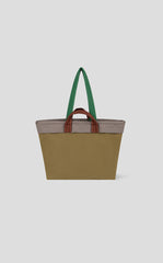 Bag / JNBYHOME Cotton Canvas Two-Tone Tote