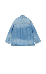 Jacket / JNBY Oversize Detachable Scarf Denim Jacket
