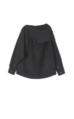 Coat / JNBY Relaxed Wool Silk Blend Jacket