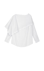 Shirt / JNBY Draped Poplin Long Sleeve Top
