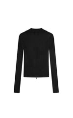 Sweater / JNBY Fitted Wool Blend Cropped Cardigan