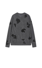 Sweater / JNBY 3D Floral Wool Blend Pullover