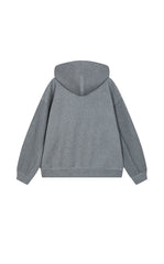 Sweatshirt / JNBY Oversized Cotton-Blend Zip-Up Hoodie