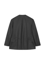 Blazer / JNBY Oversize Collarless Wool Blend Blazer