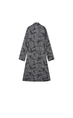 Coat / JNBY Floral Print Longline Trench Coat