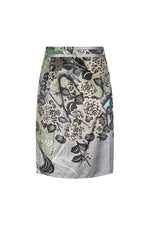 Skirt / JNBY Silk-Blend Printed Midi Skirt
