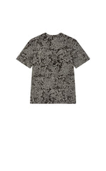 T-Shirt / JNBY Floral Wool-Blend Loose Tee