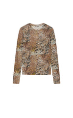 T-Shirt / JNBY Slim Fit Graphic Long Sleeve Tee