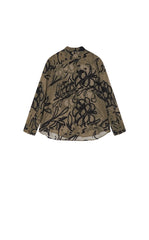 Shirt / JNBY Floral Silk Georgette Base Shirt