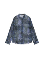 Shirt / JNBY Silk Botanical Print Shirt