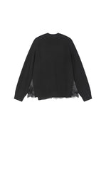 Sweater / JNBY Wool-Silk Longline Open Cardigan