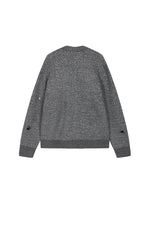 Sweater / JNBY Textured Beaded Wool Cardigan