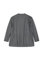 Blazer / JNBY Oversized Wool-Blend Collarless Blazer