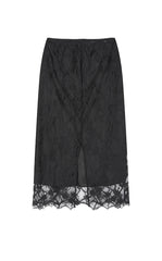 Skirt / JNBY Plum Blossom Lace Midi Skirt