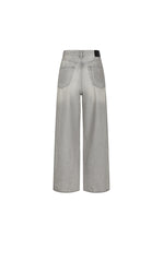 Pants / JNBY Tapered Washed Black Denim Trousers