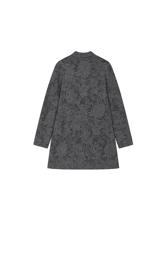 Dress / JNBY A-Line Jacquard Wool Dress