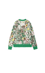 Sweater / JNBY Hand-Painted Kew Garden Long Cardigan