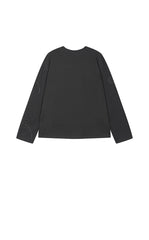 T-Shirt / JNBY Ripple Crystal Cotton Long-Sleeve Tee