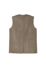 Vest / JNBY Double-Faced Collarless Wool Vest