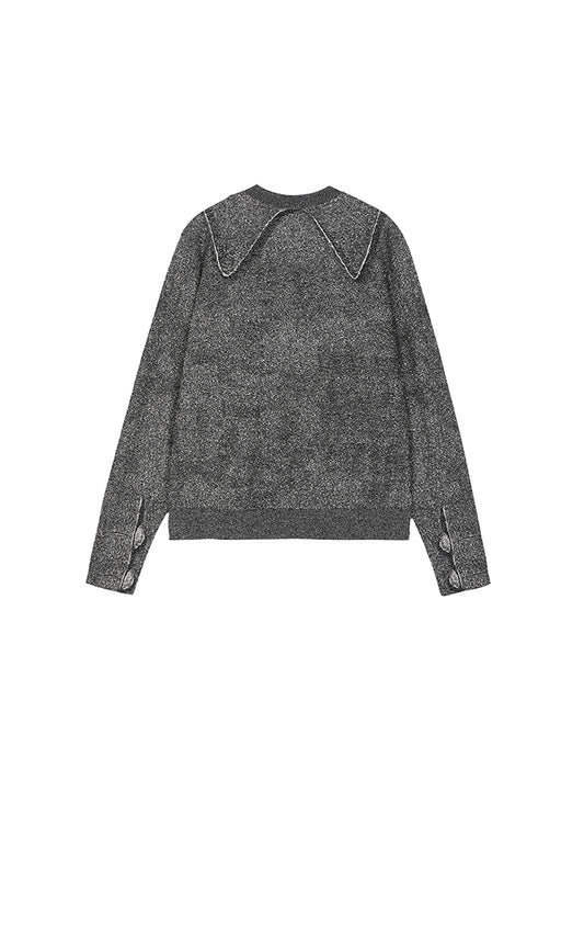 Sweater / JNBY Cotton Jacquard Longline Open Cardigan