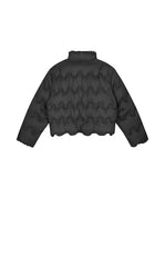 Down Coat / JNBY Oversized Lace-Trim Short Puffer