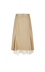 Skirt / JNBY Mid-Length Straight Cotton Skirt