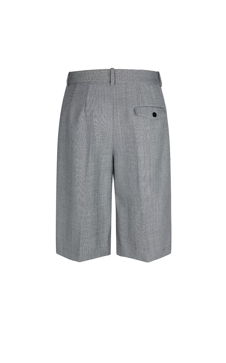 Pants / JNBY  A-Line Wool Fringe Cropped Pants