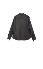 Shirt / JNBY Cupro Relaxed Long Sleeve Shirt
