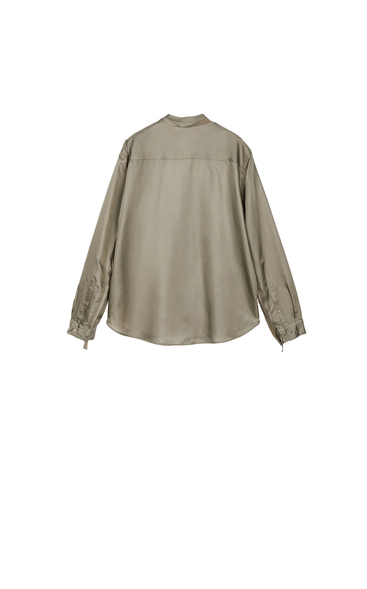 Shirt / JNBY Cupro Relaxed Long Sleeve Shirt