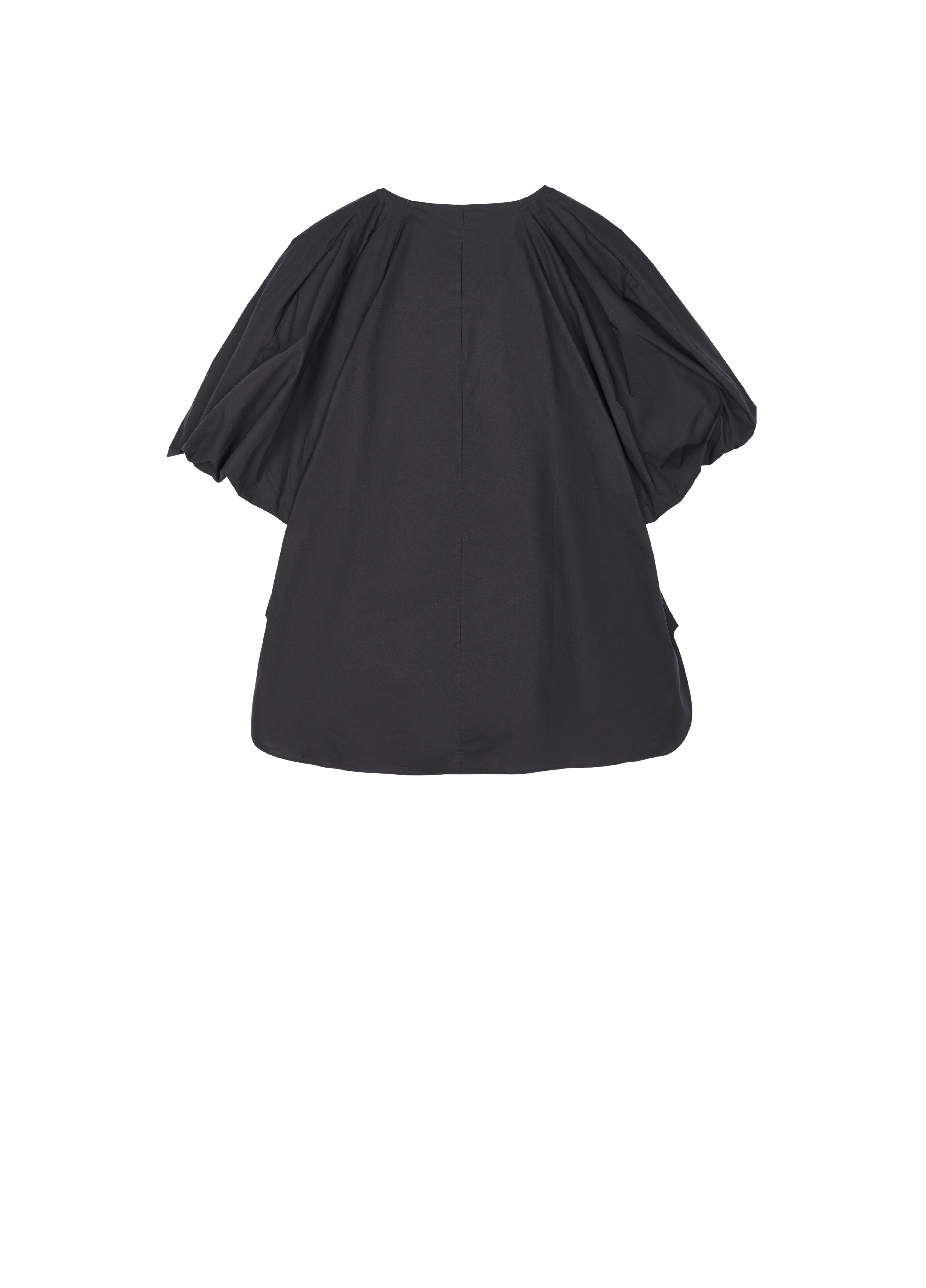 Top / JNBY Stretch Cotton Poplin V-Neck Shirt