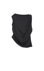 T-Shirt / JNBY Silk-Blend Draped Sleeveless T-Shirt