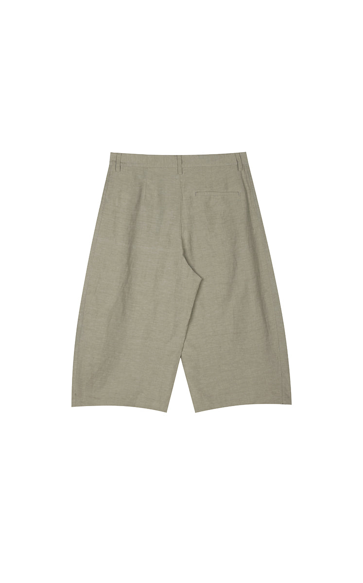 Pants / JNBY Linen-Blend Cropped Banana Pants