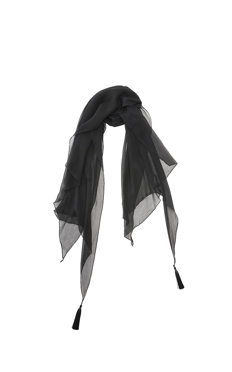 Scarf / JNBY Fringed Silk Scarf
