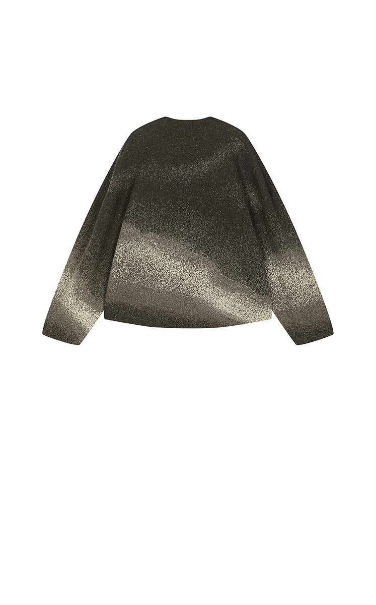 Sweater / CROQUIS Ink Gradient Oversized Wool Sweater