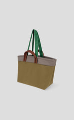 Bag / JNBYHOME Cotton Canvas Two-Tone Tote