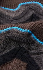 Sweater / JNBY Colorblock Wool-Blend Short Cardigan