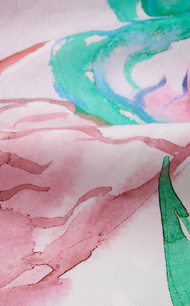 Dress / JNBY Watercolor Floral Cotton Dress