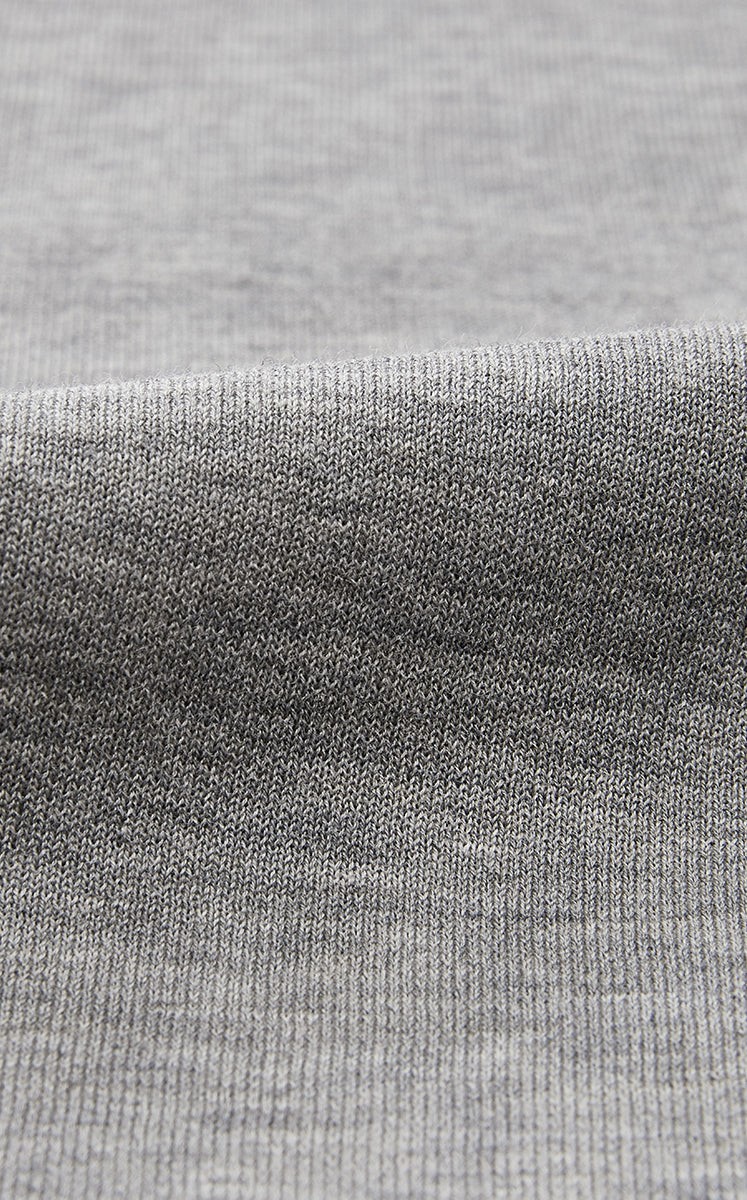 Knit Top / JNBY Deep V Cotton Blend Folded Waist Slim Vest