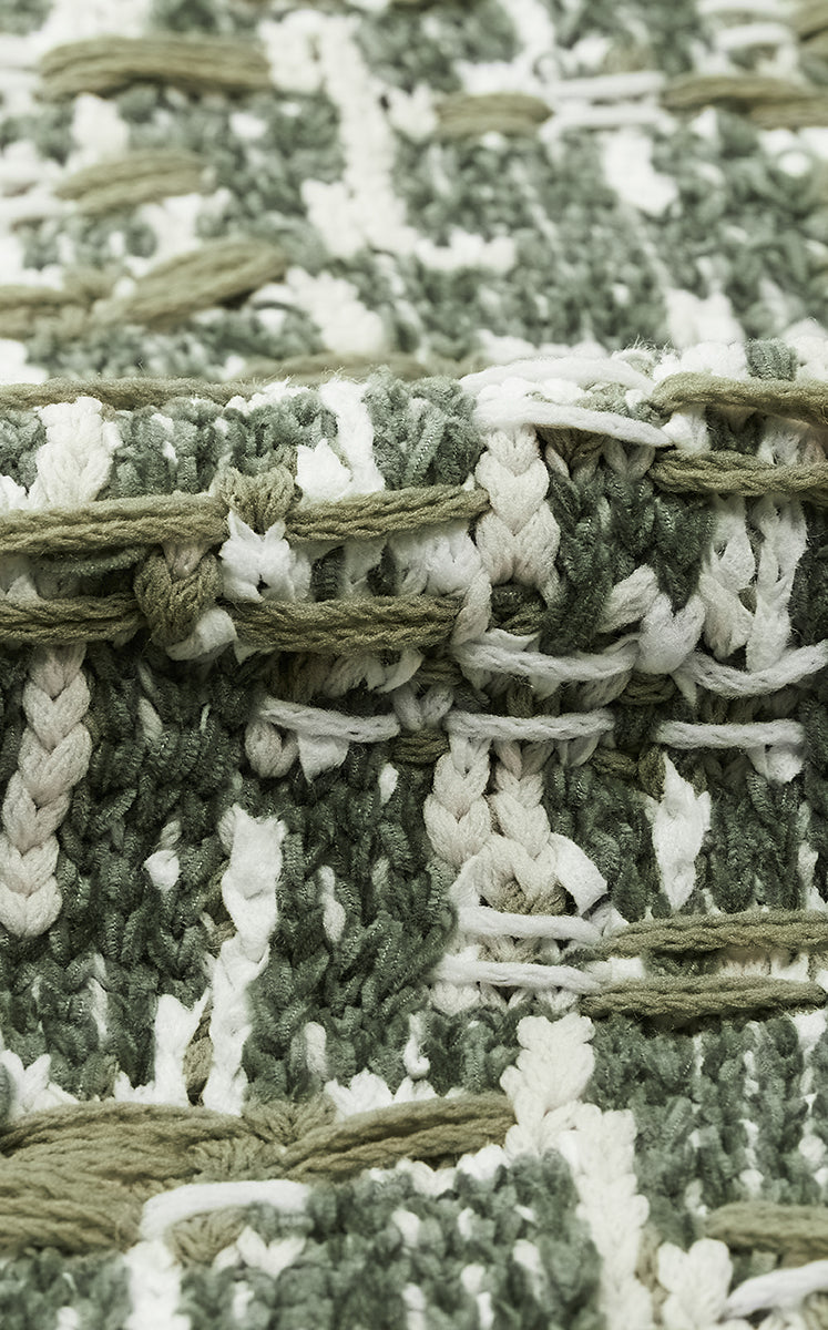 Sweater / CROQUIS Textured Jacquard V-Neck Sweater