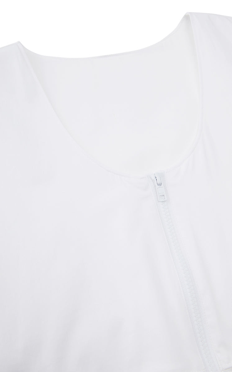Dress / JNBY Cotton Blend A-Line Sleeveless Dress