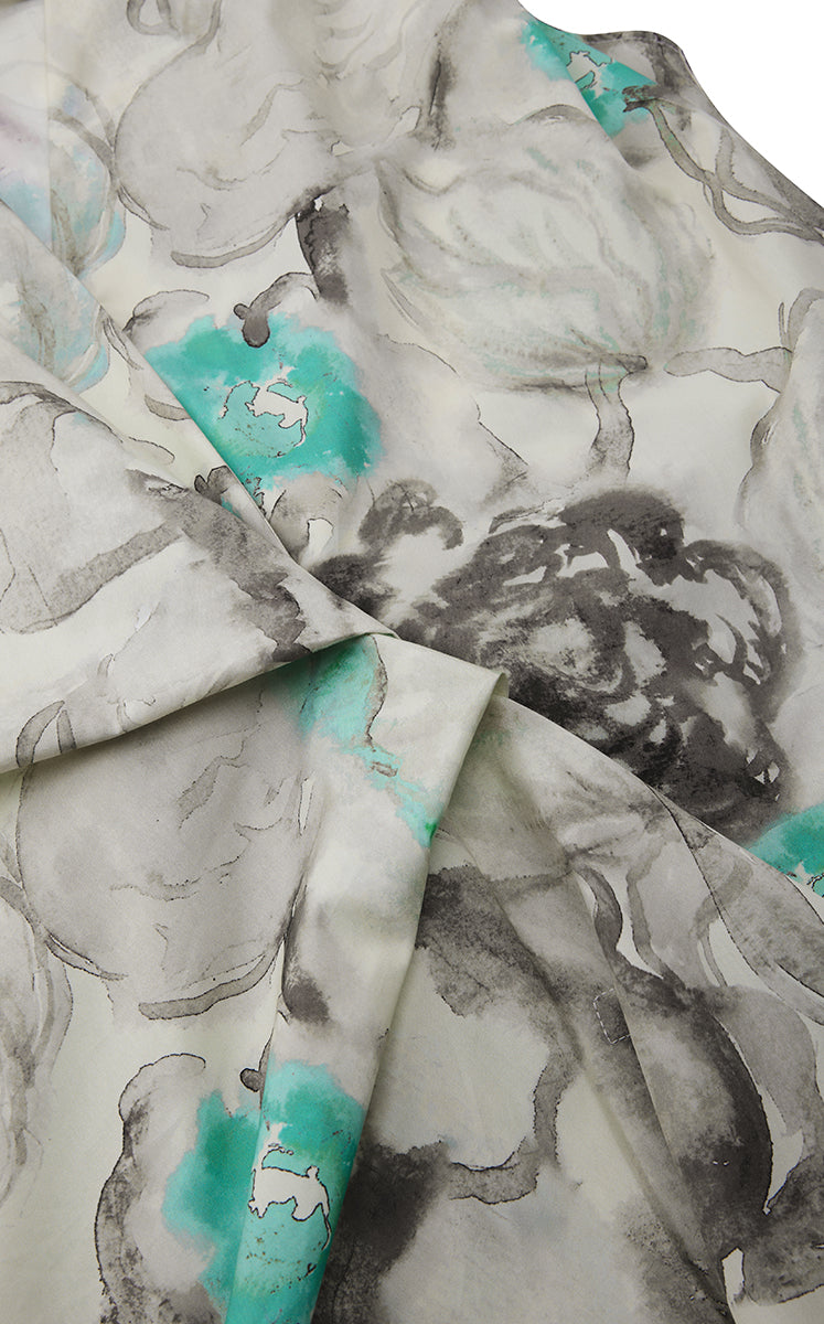 Dress / JNBY Watercolor Floral Cotton Dress