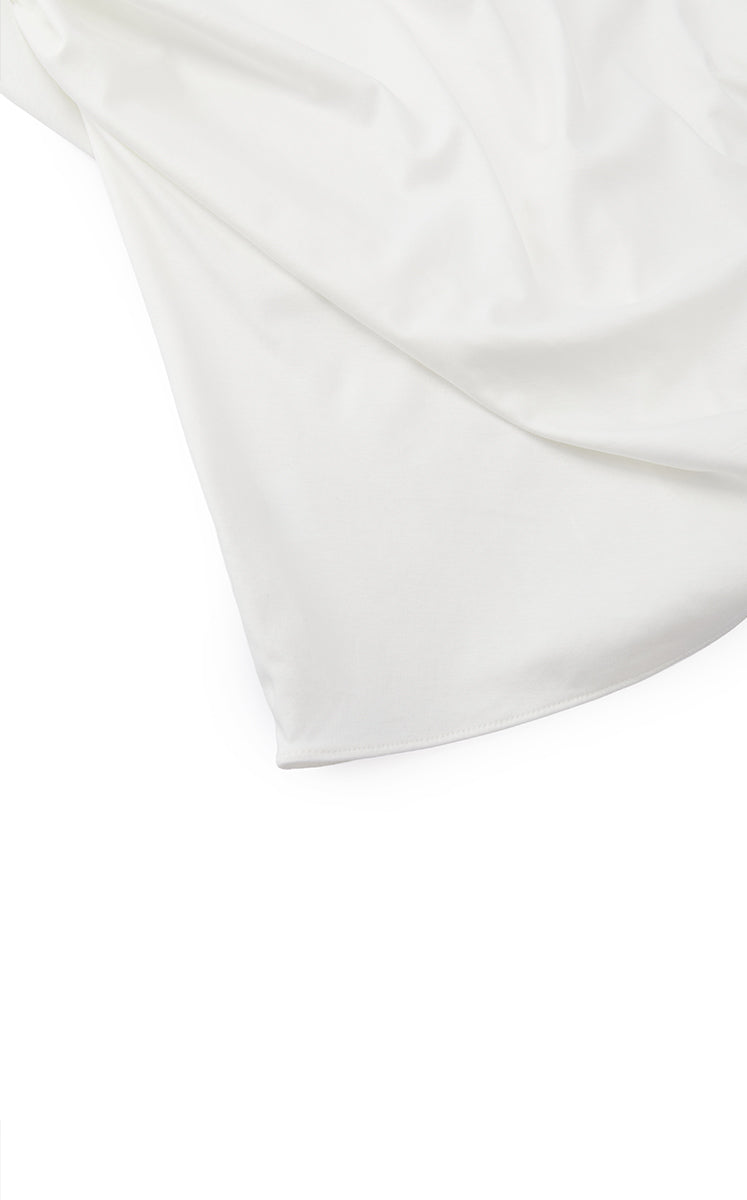 T-Shirt / JNBY Silk-Blend Draped Sleeveless T-Shirt
