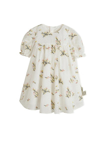 Dresses / jnby for mini Simple Elegant Flower Print Short Sleeve Dress