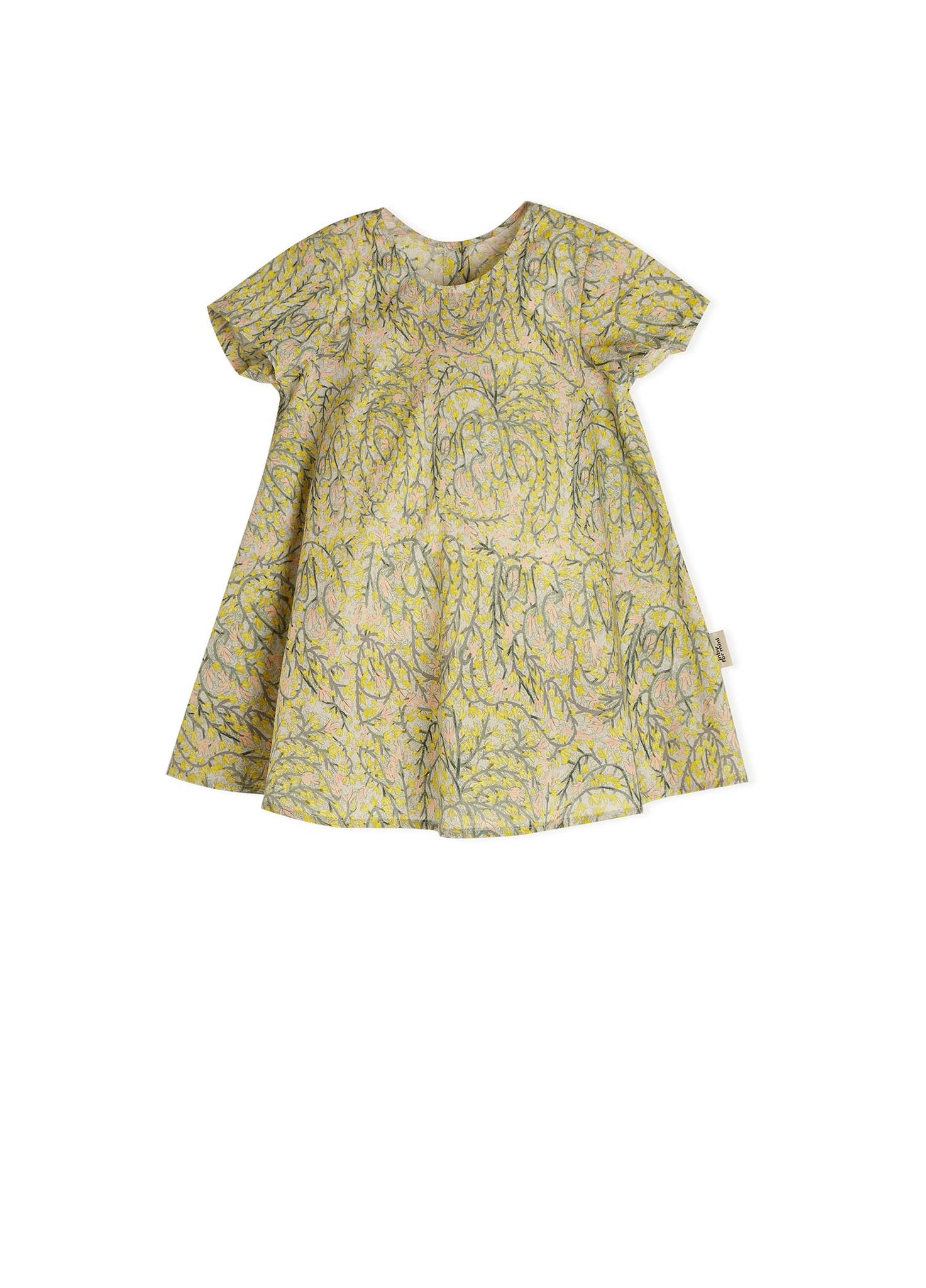 Dresses / jnby for mini Full Floral Print Short Sleeve Dress for Babies (100% Cotton)