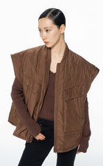 Vest / JNBY Zip-Up Silk Vest (100% Silk)