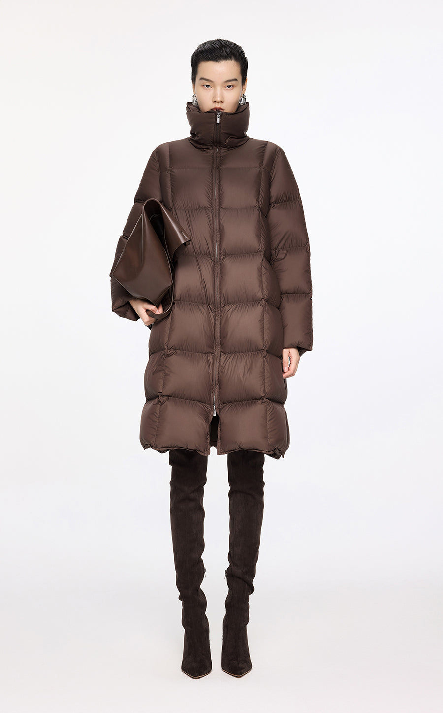 Coat / JNBY A-Shape Mid-Length Goose Down Jacket