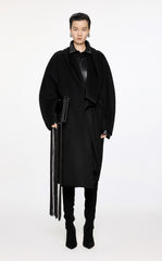 Coat / JNBY Pleated Wool Coat