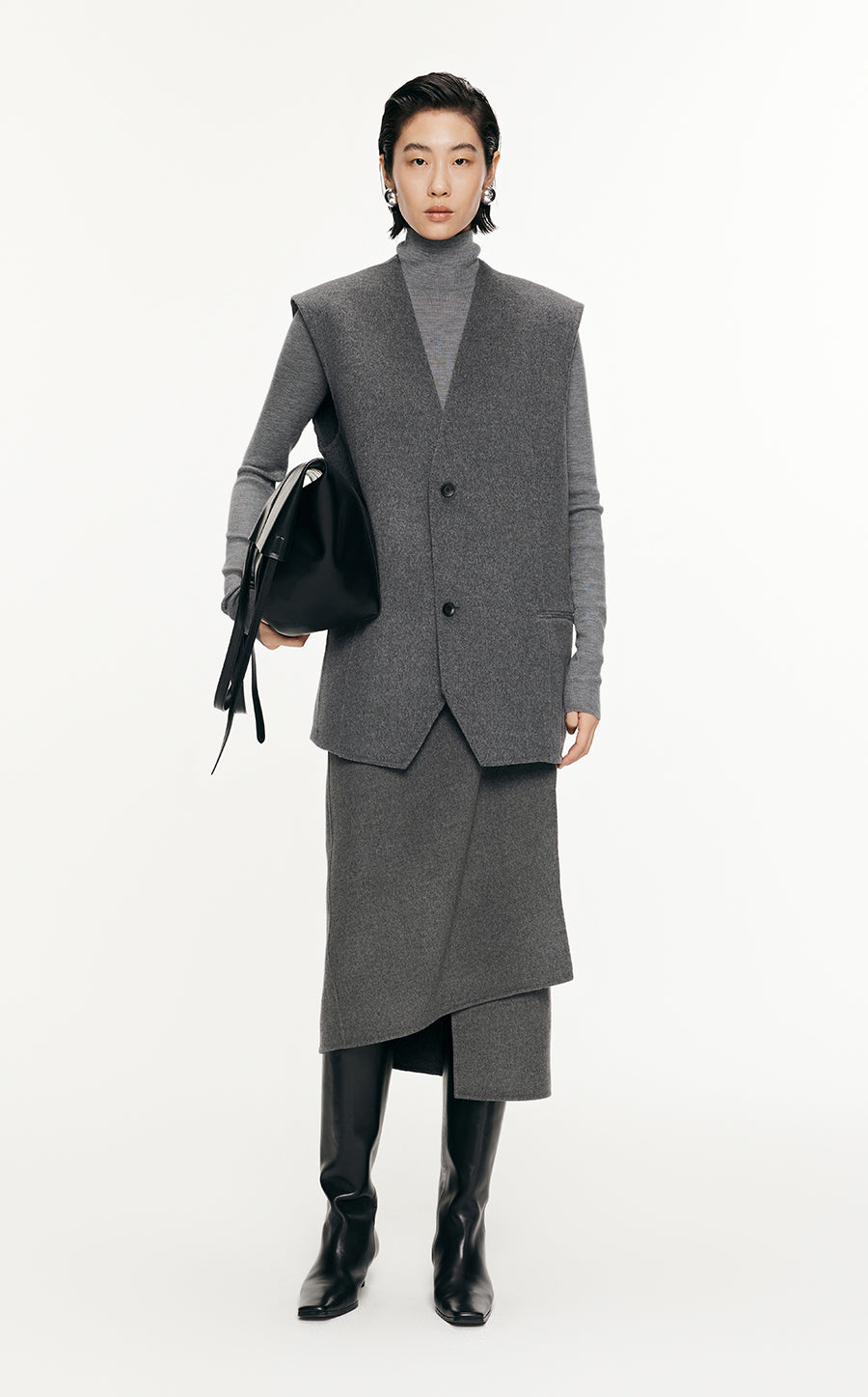 Vest / JNBY Relaxed Wool Vest Coat